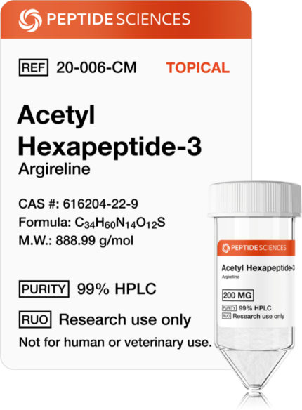 Acetyl Hexapeptide-3 (Argireline) 200mg (Topical)