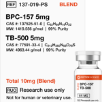 BPC-157, TB-500 10mg (Blend)